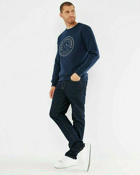Mexx Sweatshirt Navy Bleu | 61XNDTAPL
