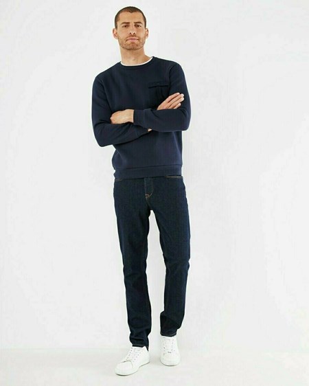 Mexx Sweatshirt Navy Bleu | 81OKBCTRA