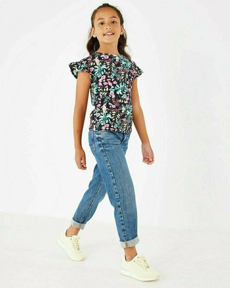 Mexx TINA Mid waist/ Tapered leg jeans Vintage Blue Bleu | 39MBEDTWC