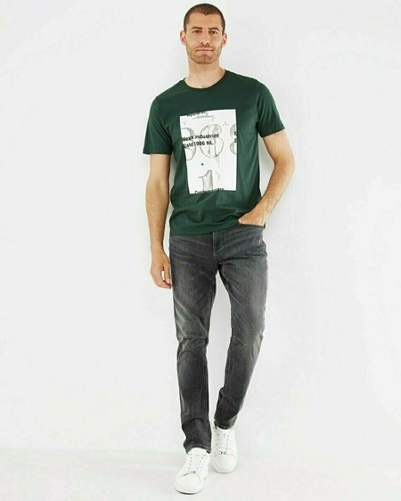 Mexx T-Shirt SS Dark Green Vert | 74PBJVSMA