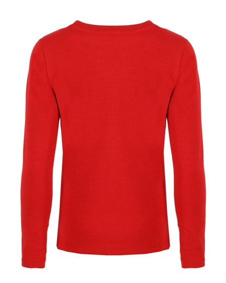 Mexx T-shirt logo carrier in glitter Red Rouge | 21DBUKOAG