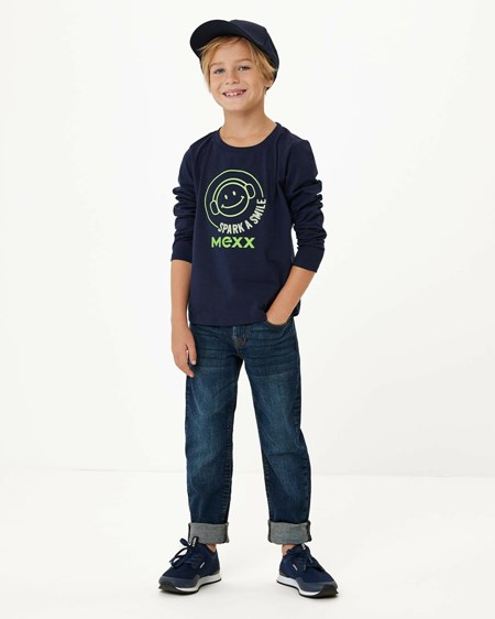 Mexx T-shirt with artwork Navy Bleu | 23MNKCIWR
