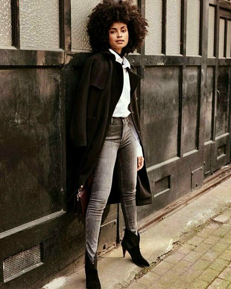Mexx Trenchcoat Black Belt Noir | 52OFXQUYC