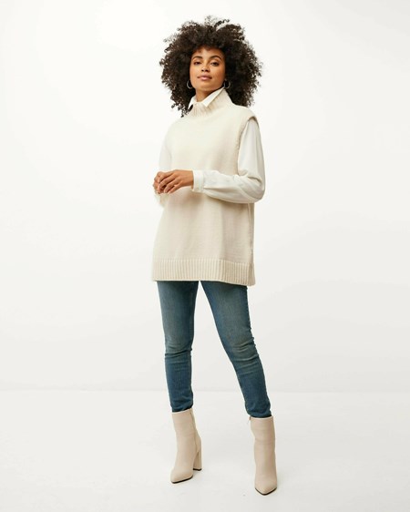 Mexx Tricoté spencer Ecru Beige | 51NRBCGZX