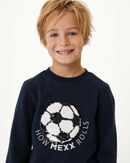 Mexx Two way sequince crewneck Navy Bleu | 50ZDBXOPF