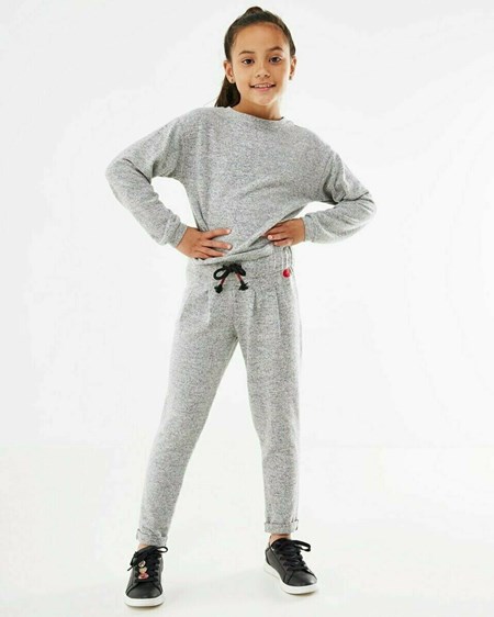 Mexx Velours rib sweater Dark Grey Grise | 95JPTWBRD