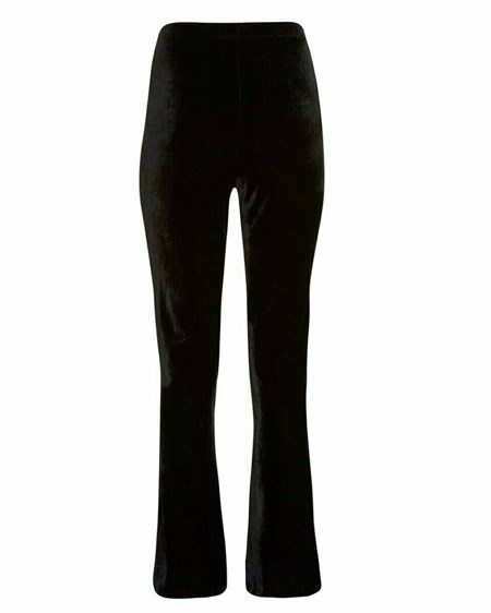Mexx Velvet flared legging Black Noir | 48JWNPBDF