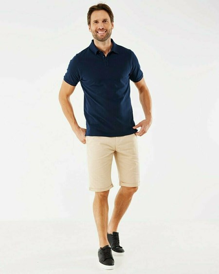 Mexx Washed polo Navy Bleu | 56HMBGKEA