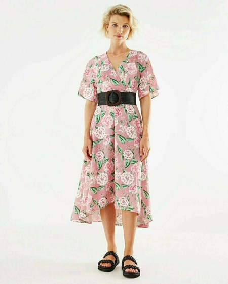 Mexx Wrap dress Old Pink Rose | 25WNMIPJX